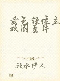 黄色录像立即播放国产片