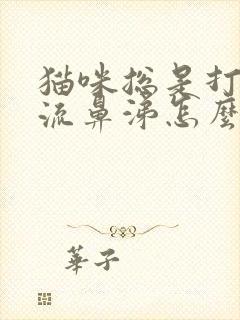 猫咪总是打喷嚏流鼻涕怎么办