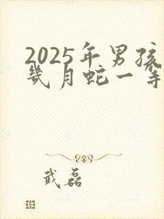 2025年男孩几月蛇一等命