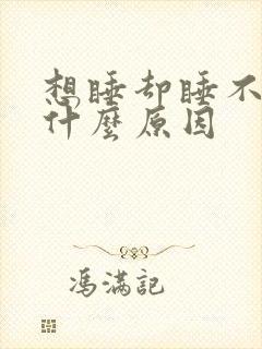 想睡却睡不着是什么原因