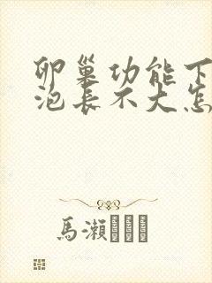 卵巢功能下降卵泡长不大怎么办