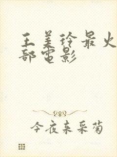 王美玲最火的三部电影