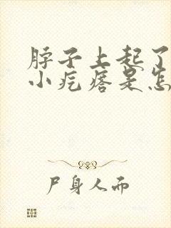 脖子上起了许多小疙瘩是怎么回事