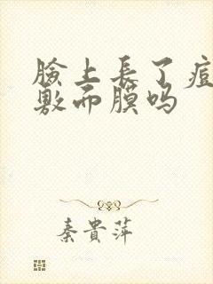 脸上长了痘痘能敷面膜吗