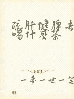 疏肝健脾去湿气喝什么茶封面