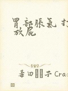 胃部胀气 打嗝 放屁