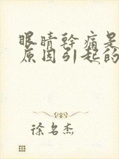 眼睛干痛是什么原因引起的