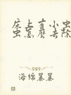 床上有小虫子螨虫怎么去除