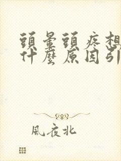 头晕头疼想吐是什么原因引起的 女性封面