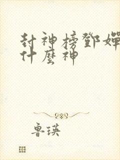 封神榜邓婵玉封什么神封面