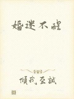 婚迷不醒封面
