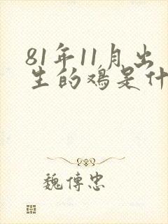 81年11月出生的鸡是什么命