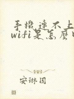 手机连不上自己wifi是怎么回事