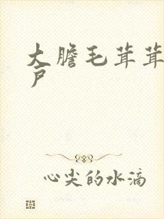 大胆毛茸茸的湿户