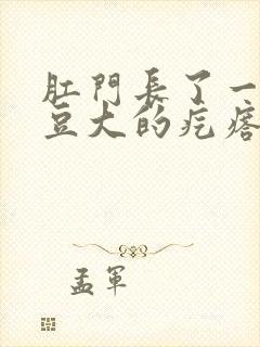 肛门长了一个黄豆大的疙瘩