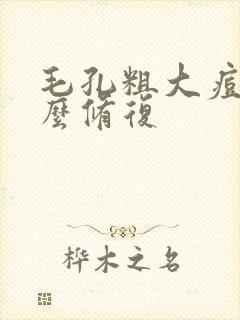 毛孔粗大痘印怎么修复封面