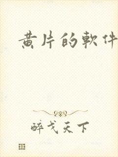 黄片的软件网站