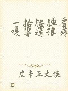 一抬胳膊肩膀嘎嘎响还很疼封面