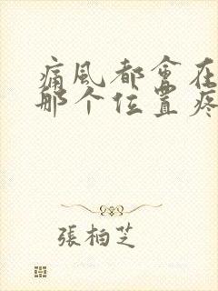 痛风都会在脚的那个位置疼封面