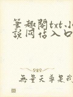 笔趣阁txt小说网站入口