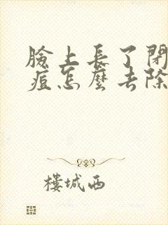 脸上长了闭口痘痘怎么去除