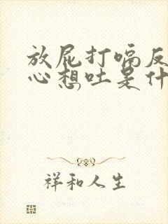 放屁打嗝反胃恶心想吐是什么原因