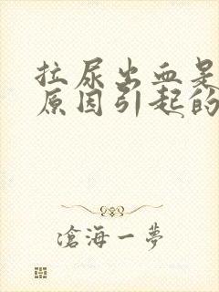 拉尿出血是什么原因引起的