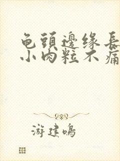 龟头边缘长很多小肉粒不痛不痒