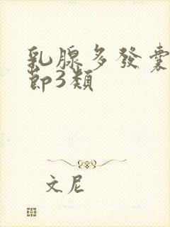 乳腺多发囊性结节3类