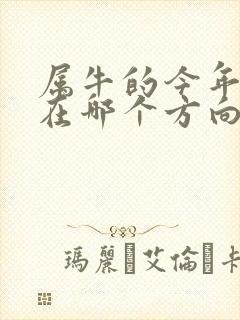 属牛的今年财运在哪个方向