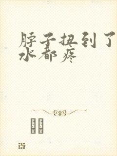 脖子扭到了咽口水都疼封面