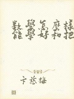 数学怎么样学才能学好和把成绩提高六年级