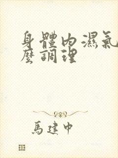 身体内湿气重怎么调理