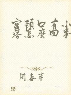 宫颈口有小硬疙瘩怎么回事