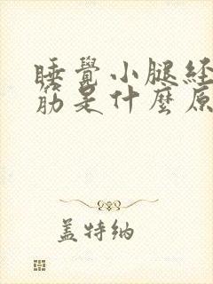 睡觉小腿经常抽筋是什么原因封面