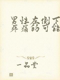 男性左侧下腹部疼痛的可能病因封面