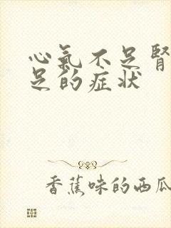 心气不足肾气不足的症状