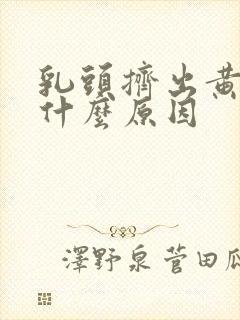 乳头挤出黄水是什么原因封面