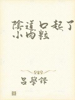 阴道口起了一个小肉粒