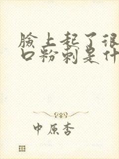 脸上起了很多闭口粉刺是什么原因封面