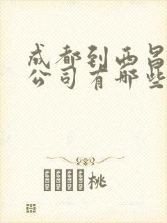 成都到西昌物流公司有哪些