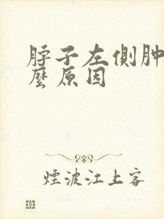 脖子左侧肿痛什么原因