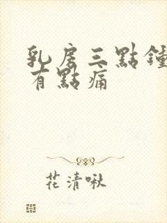 乳房三点钟位置有点痛封面