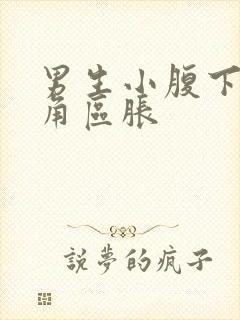 男生小腹下面三角区胀