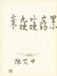 睾丸外皮里面有个硬硬的小疙瘩封面