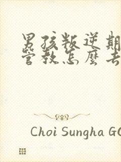 男孩叛逆期怎么管教怎么去跟他沟通