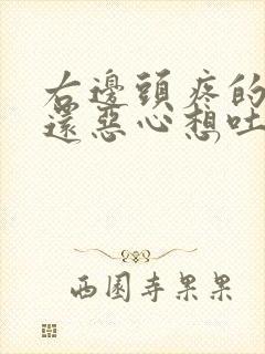 右边头疼的厉害还恶心想吐