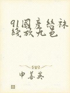 91国产丝袜在线放九色