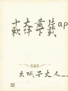 十大黄片app软件下载