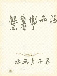 腿弯侧面筋疼是怎么了